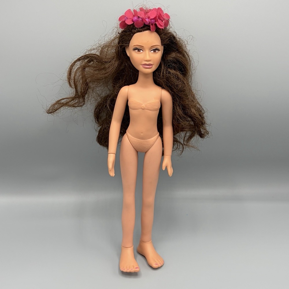 Vintage Hawaiian Barbie Like Doll 2004 Kuleana Productions China Nude Articulate